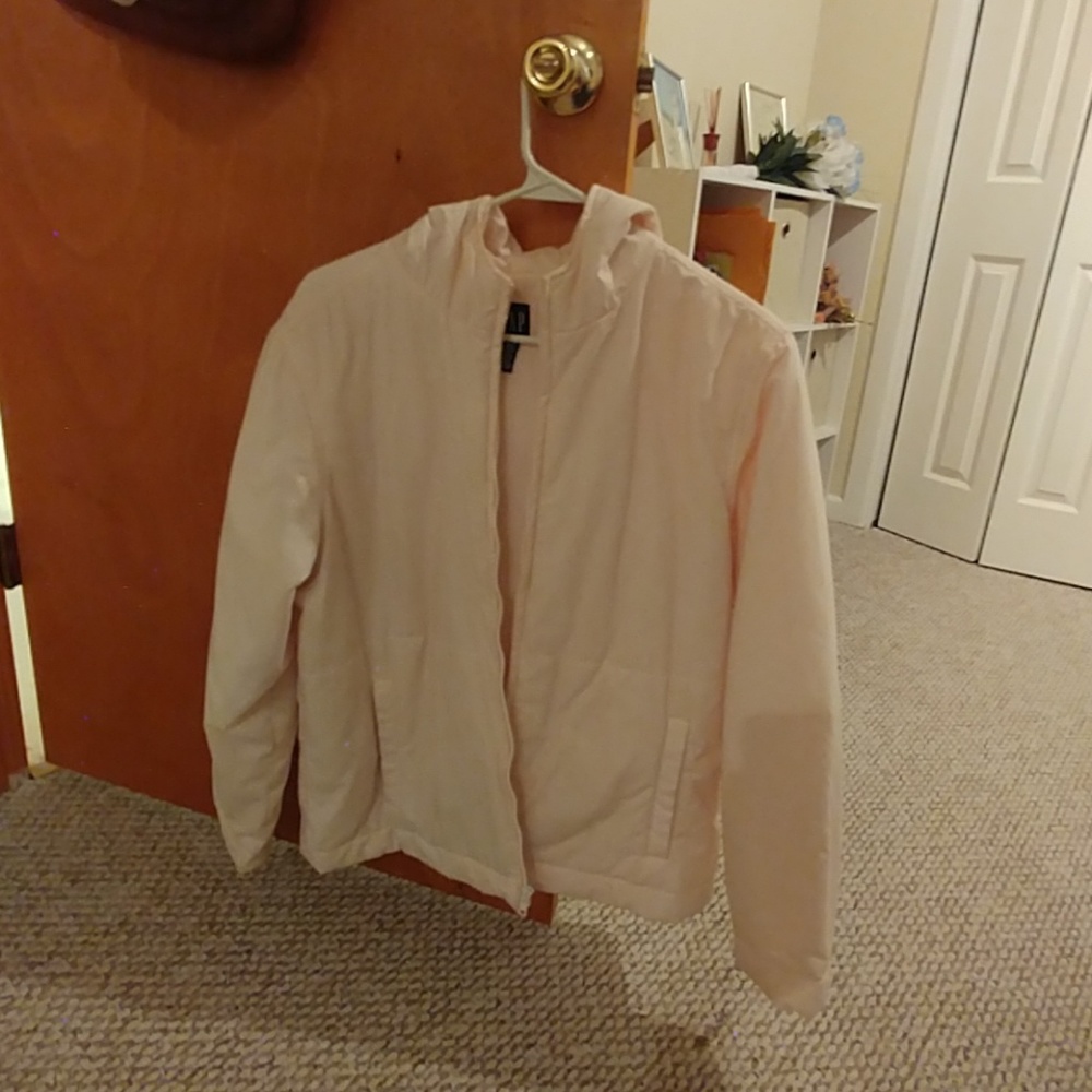 Light pink spring\fall jacket large
